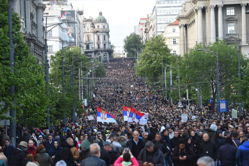 Frequent Demonstrations in Serbia